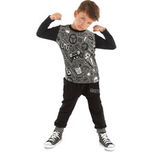 MSHB&G Gamer Erkek Çocuk T-Shirt Pantolon Takım