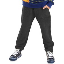 MSHB&G Fitilli Kadife Antrasit Erkek Çocuk Pantolon