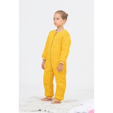 Cantoy Kız Erkek Çocuk Kalın Elyaf Dolgulu 2.5 Tog Desenli Uyku Tulumu