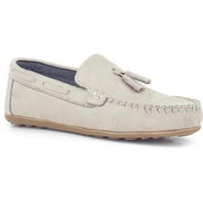 Rakerplus Vizon Renk Süet Erkek Mokasen Ayakkabı