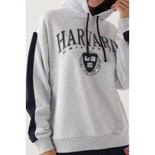 Harvard Kar Melanj Kadın Sweatshirt