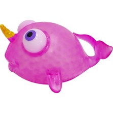 MEGA Squishy kristal Mor Unicorn Balık Slime