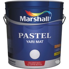 Marshall Pastel Yarımat Boya 0,75 Lt Beyaz
