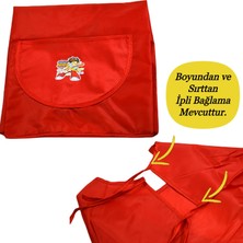 Südor Anaokulu Boyama ve Çalışma Önlüğü 1 Beden Kırmızı