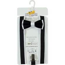 Mini Damla  Erkek Çocuk Pantolon Askısı Takımı 1-7 Yaş Lacivert