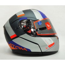 mt Atom Sv Gorex C12 Mat Tıtanıum Çene Açılır Kask Güneş Vizörlü