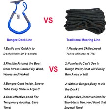 Kozoza 2 x Elastik Tekne Bungee Dock Hattı Yerleştirme Halat Dock Hattı (Yurt Dışından)