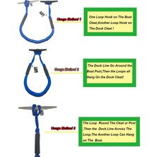 Kozoza 2 x Elastik Tekne Bungee Dock Hattı Yerleştirme Halat Dock Hattı (Yurt Dışından)