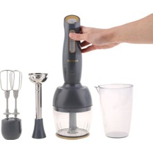 Homend Handmaid 1962H Blender Set Antrasit Gold