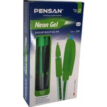 Pensan Jel Kalem Jely Neon Yeşil 2801 12'li Paket Pensan