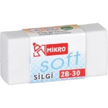 Mikro Silgi Soft Beyaz 2b 30TR 30'lu Paket Mikro