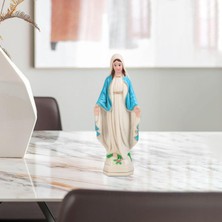 Cynthia Iskandinav Kutsanmış Mary Heykelcik Heykelcik 10 cm Mavi (Yurt Dışından)