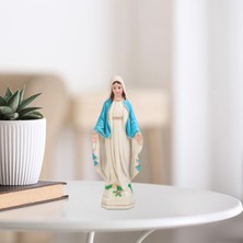 Cynthia Iskandinav Kutsanmış Mary Heykelcik Heykelcik 10 cm Mavi (Yurt Dışından)