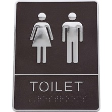 Cynthia Kapı Tuvalet Işaretleri Wc 3d, Mağaza,, Evi Unisex 15X20CM Için (Yurt Dışından)