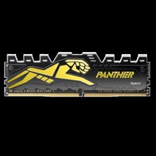 Apacer Panther Black-Gold 16GB (2X8GB) 3200MHz CL16 DDR4 Ram (AH4U16G32C28Y7GAA-2)