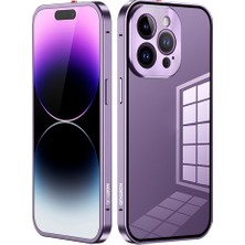 X-Step Apple iPhone 14 Pro Max Alüminyum Alaşım+Temsilled Cam Arka Kapak Toka Kurulumu Koruyucu Telefon Kılıfı (Yurt Dışından)