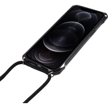 X-Step Apple iPhone 12 /12 Pro Acric ve Tpu Temiz Telefon Caseanti-Collision Koruma Kapağı Lanyard ile (Yurt Dışından)