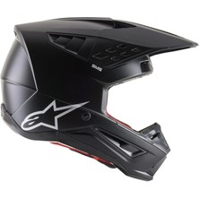 Alpinestars  S-M5 Korumalı Motosiklet Kaskı (Mat Siyah)