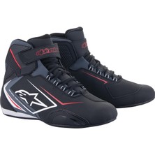 Alpinestars  Sektor Wp Korumalı Motosiklet Botu (Siyah / Beyaz / Gri)