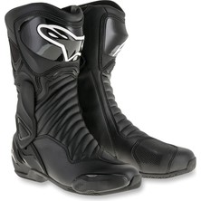 Alpinestars  Smx-6 V2 Korumalı Spor Motosiklet Botu (Siyah / Siyah)