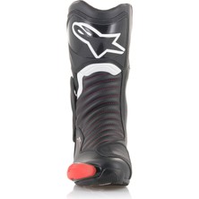 Alpinestars  Smx-6 V2 Korumalı Spor Motosiklet Botu (Siyah / Kırmızı)