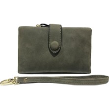 Qisem Kadın Küçük Bileklik Cüzdanı: Kart Yuvaları ve Fermuarlı Çanta (Yurt Dışından)