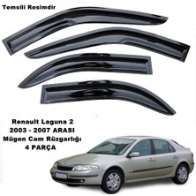 Caraks Renault Laguna 2 Mügen Cam Rüzgarlığı 2003-2007 Arası Kasalar 4 Lü Cam Rüzgarlığı - Caraks