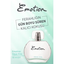 Emotion Aqua Kiss Edt Parfüm 50ML & Aqua Kiss Kadın Deodorant 3X150 ml