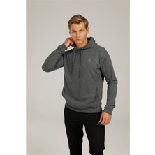 Lumberjack 3W Basic Hoodie 3pr Gri Erkek Sweatshirt M-SN73