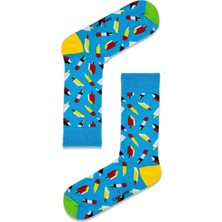 Carnaval Socks Mavi Dondurma  Desenli Renkli Çorap
