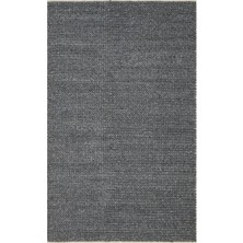 Eko Halı Jade Basketweave Antrasıt Natural Kazak Örgü Desenli El Dokuma Örgü Halı