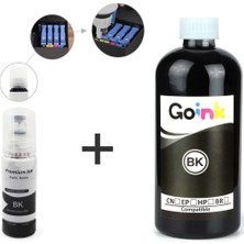 Goink Epson L3252 Için 103 Mürekkep 500 ml Siyah + 70 ml Hediye