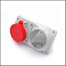 Palazzoli Prima Serisi Anahtarlı Priz 16 A (IP55) 400V (Yatay) 3P+T h:6