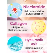 Luminate Anti-Age Cilt Serum Niaciamide Hyaluron Kolajen Yaşlanma Önleyici ve Gençleştirici Krem 5*8 ml