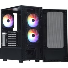 DARK DKCHGT GT 3X12CM FRGB FAN, USB3.0, AKRİLİK YAN PANEL, ÖN MESH ATX OYUNCU KASASI