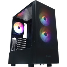 DARK DKCHGT GT 3X12CM FRGB FAN, USB3.0, AKRİLİK YAN PANEL, ÖN MESH ATX OYUNCU KASASI