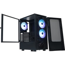 Dark Gtpro 3X12CM Argb Fan, Usb3.0, Mesh Ön Panel, T-Glass Atx Oyuncu Kasas (Dkchgtpro)