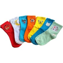 Çorap Dünyam 7”li Çizgi Film Anime Gumball Darwin Jake Finn Karakterli Neşeli Kolej Tenis Çorap
