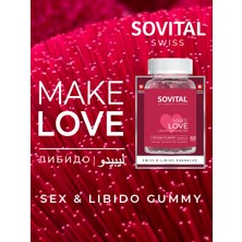 Sovıtal Hair Saç Vitamini & Make Love Istek, Uyum, Enerji, Güç Isviçre Patentli Gummy