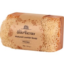 The Soap Factory Doğal Lifli Bal Sabunu 120 gr - Lüks - Tüm Cilt Tipleri İçin - Mükemmel Cilt Bakımı - Kokulu Banyo Masajı - Nazik Peeling Etkisi - Nemlendirilmiş ve Işıltılı Cilt