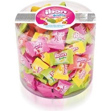 Elvan Ibon Sütlü Meyveli Şeker 800 Gr. Silindir