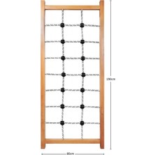 Achill Isveç Tırmanma Duvarı - Jimnastik Egzersiz Merdiveni 3 'lü Set 80 x 190 cm