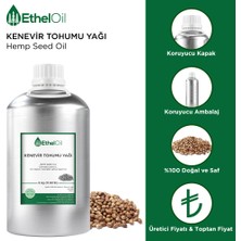 Etheloil Kenevir Tohumu Sabit Yağı - Etheloil - 5 kg - %100 Saf ve Sabit Yağ – Üretici Firma, Yüksek Kalite, Toptan Satış - Hemp Seed Oil -  Cannabis Sativa L.