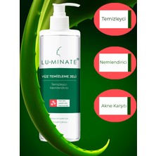 Luminate Yüz Temizleme Jeli Aloe Vera Salisilik Asit Nemlendirici Sebumun Dengesi  Akne Karşıtı 200ML