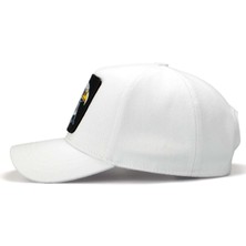 BlackBörk V1 Kids Baseball Renkli Aslan - 15 Kod Logolu Beyaz Çocuk Şapka (Cap)