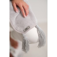 CAKKA Wellsoft Peluş Püsküllü Atkı/scarf