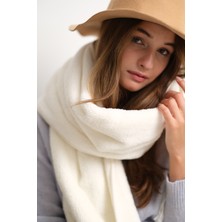 CAKKA Wellsoft Peluş Püsküllü Atkı/scarf