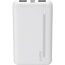 Havit PB89 10000MAH Power Bank Hızlı Şarj 18.5W USB + Type-C