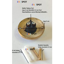 Ens Spot Küçük Efes Pirinç Zil Butonu