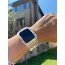 Forsis Aksesuar Apple Watch Uyumlu Şeffaf Kordon 42-44 mm